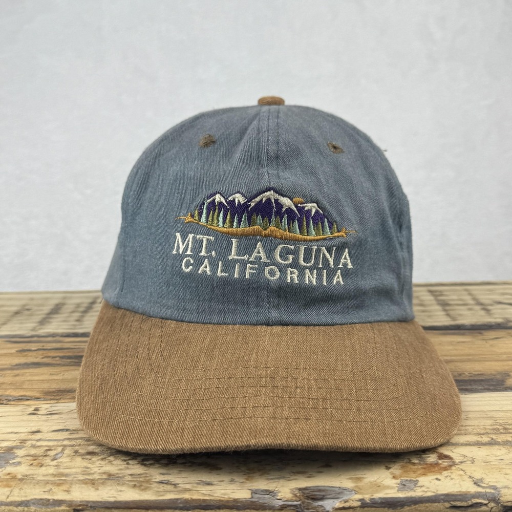 Ski Country Imports Mt‎ Laguna California Hat Cap Strap Back Mens One Size Blue